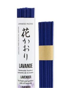 Encens japonais (rouleau court): Lavande, 35 bâtonnets